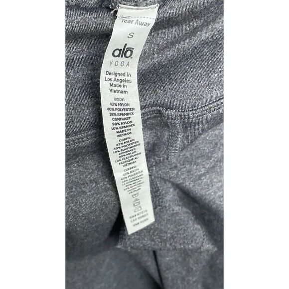 New Alo Yoga Goddess Ribbed Legging - Stormy/NaturalSize: Small - Picture 8 of 8